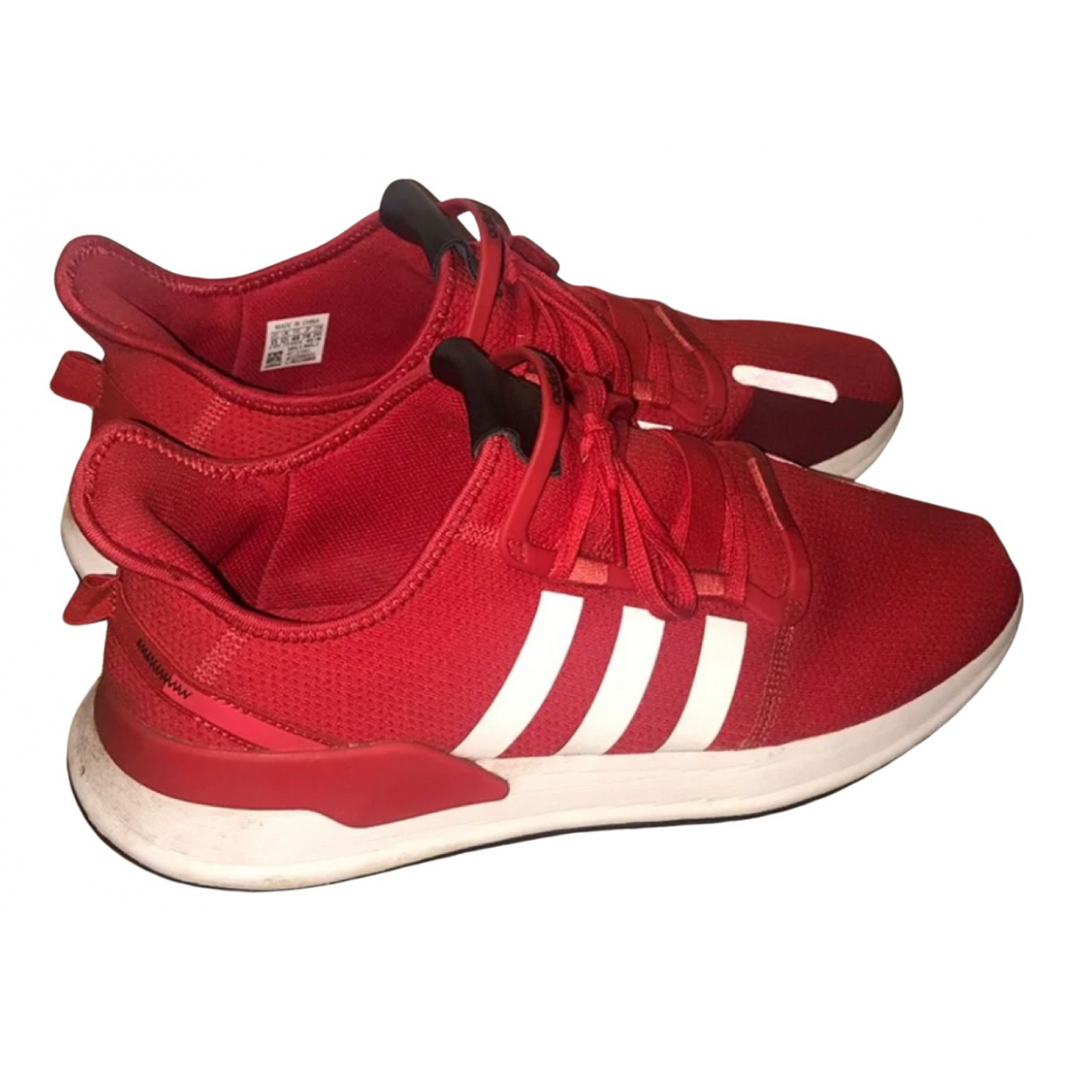 Cloth low trainers Adidas Red size 13 